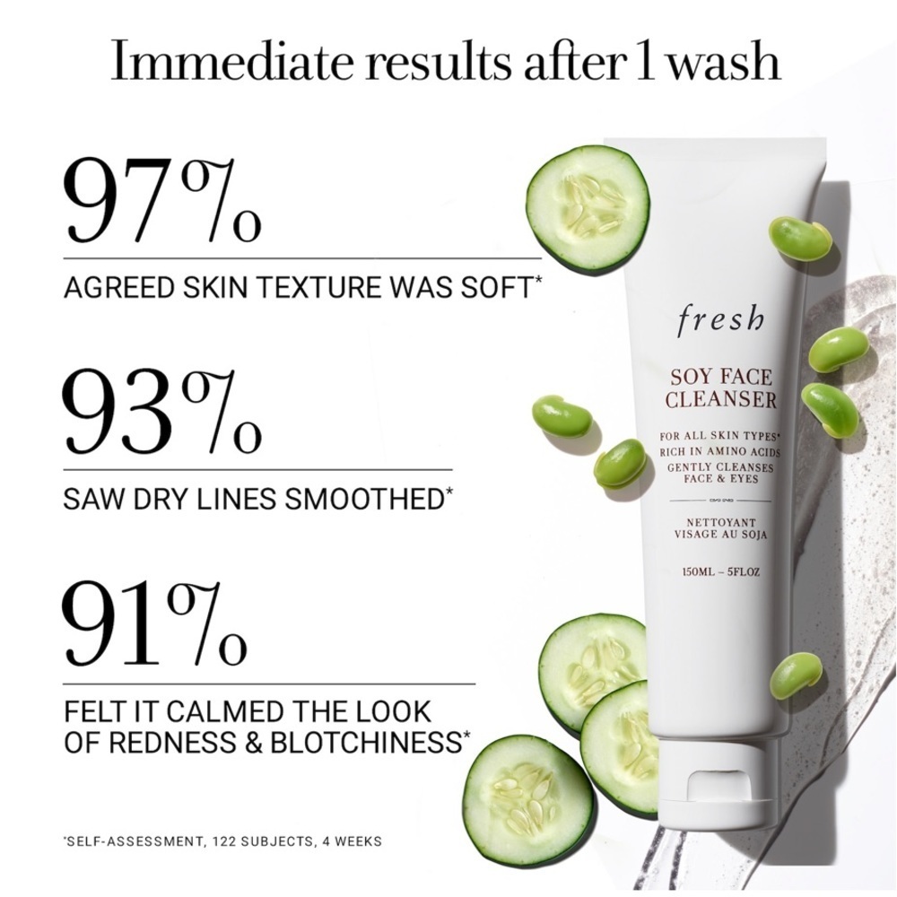 💦 fresh Soy pH-Balanced Hydrating Face Wash Jumbo - Picture 6 of 10